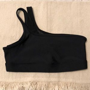 Alo yoga one shoulder top size medium